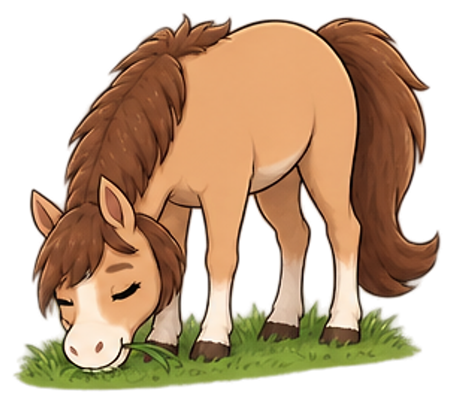 Calypso peacefully grazing